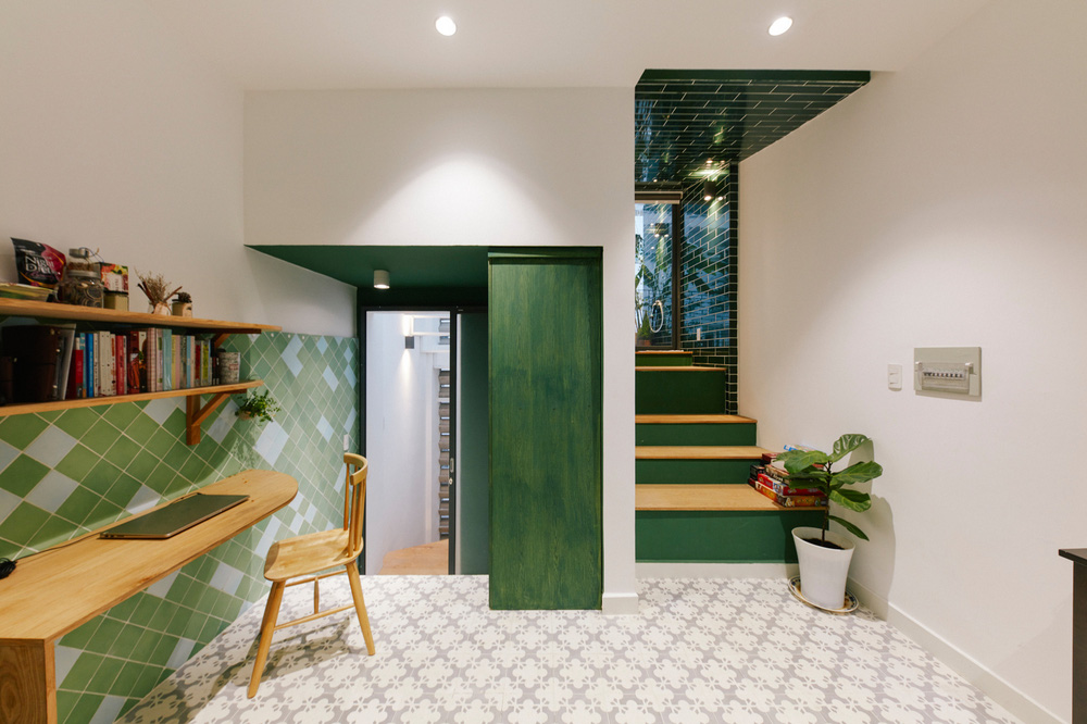 Nhà xanh lá 34m2 lọt thỏm giữa những công trình cao tầng nhưng vẫn nổi nhất khu nhờ loạt điểm nhấn độc nhất vô nhị-23