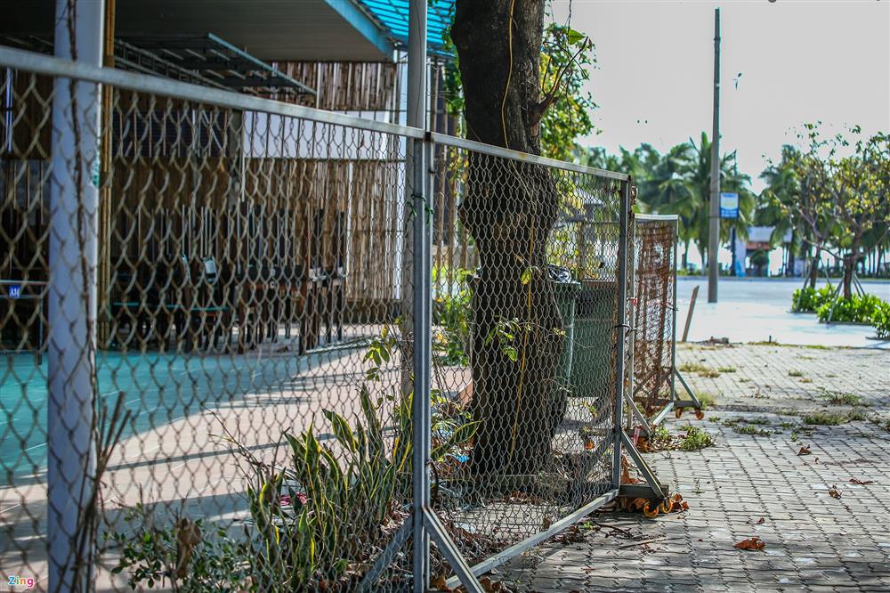 Bàn ghế chất đống, bụi phủ đầy quán xá ở Đà Nẵng-3