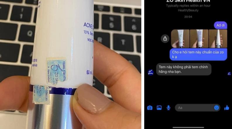 Shop mỹ phẩm nghi bán hàng fake khiến da khách toang hết hồn-2