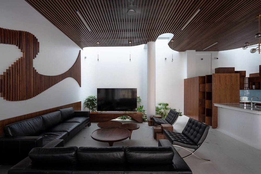 Gia đình yêu thiên nhiên xây nhà 6 tỷ, gộp hai lô đất, thiết kế mặt tiền trồng cây chất khỏi bàn-6