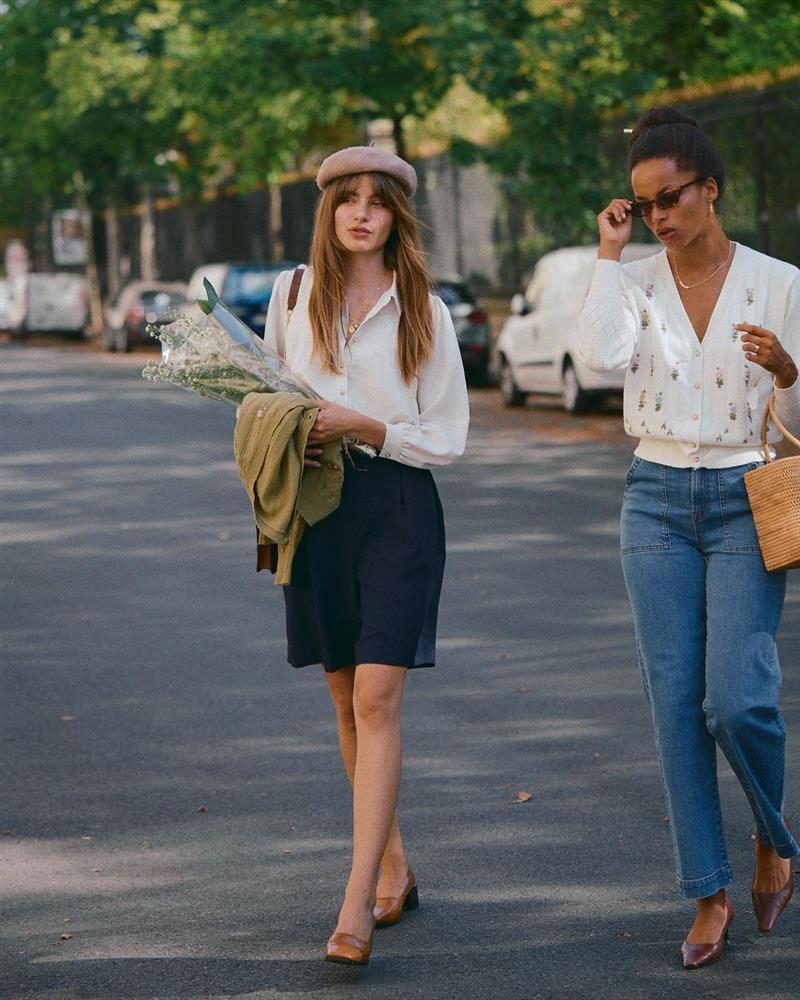 Nàng người Pháp có style đơn giản và sang, chị em ngắm thì dứt khoát lên trình mặc đẹp-21