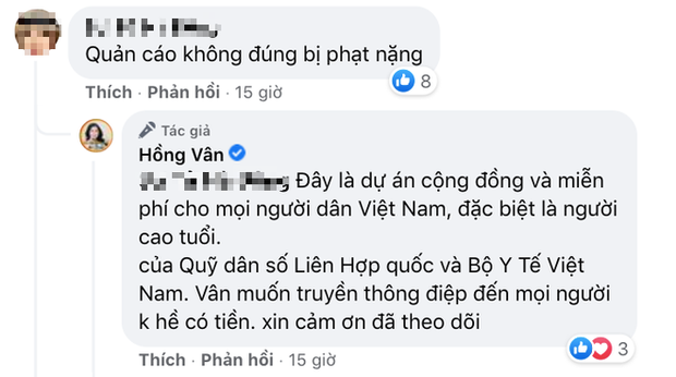 Bị nghi tiếp tục nhận quảng cáo sản phẩm kém chất lượng để kiếm tiền, NS Hồng Vân lên tiếng làm rõ-4