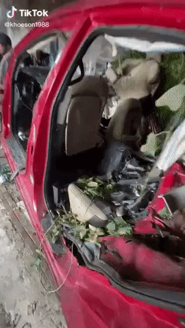 Clip ô tô biến dạng, nát bét hoàn toàn nghi của nhóm YouTuber Nam Ok sau vụ tai nạn thảm khốc và sự thật phía sau-1