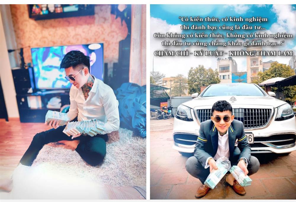 Hoàng Tử Gió từng tham gia sàn tài chính 4.0, thường xuyên khoe tiền bạc và xe cộ để lùa gà-4