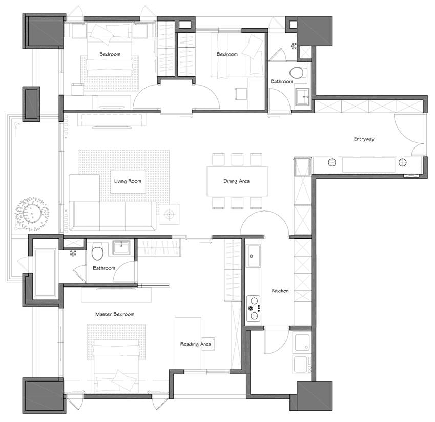 Dinh thự trang nhã của quý ông lịch lãm, mềm mại cổ điển nhưng vẫn rất gọn gàng, hiện đại-2