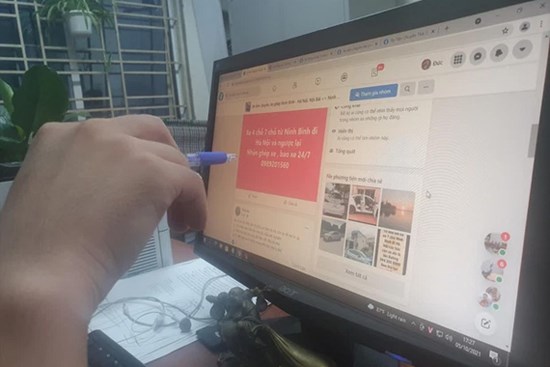 Nở rộ trên mạng 