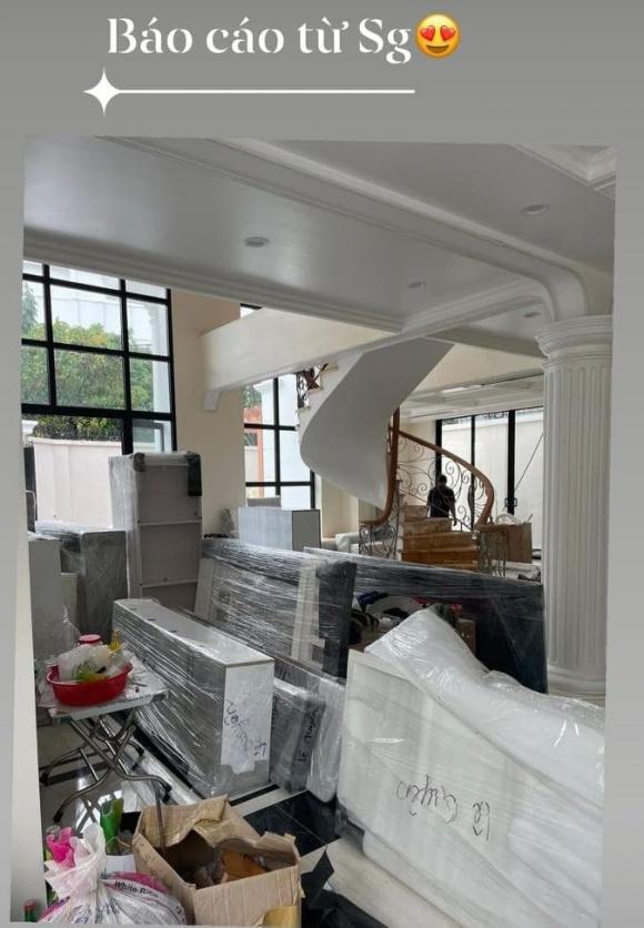 Lệ Quyên háo hức khi biệt thự ở Sài Gòn sắp hoàn thiện, nội thất chất ngập nhà-1