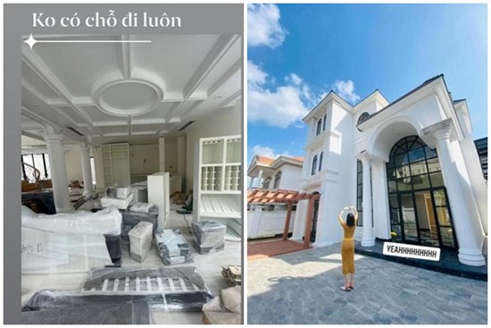 Lệ Quyên háo hức khi biệt thự ở Sài Gòn sắp hoàn thiện, nội thất chất ngập nhà