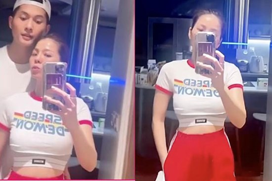 Lệ Quyên 'nửa mùa' đu trend áo khoe chân ngực của gái trẻ