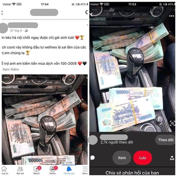 Lật lại loạt chiêu trò phông bạt lùa gà” của hot girl/ hot boy tài chính: Các chủ tịch” xếp hàng chụp hình với xe sang, khoe kiếm tiền tỷ vẫn đi mượn 500k để ăn-11