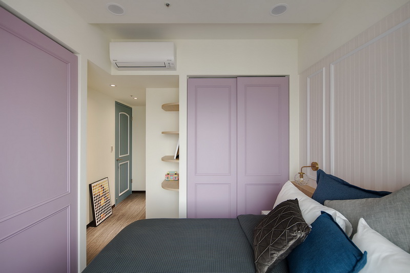 Căn hộ đáng yêu với những mảng màu gradient đặc sắc, độc lạ mà tinh tế-12