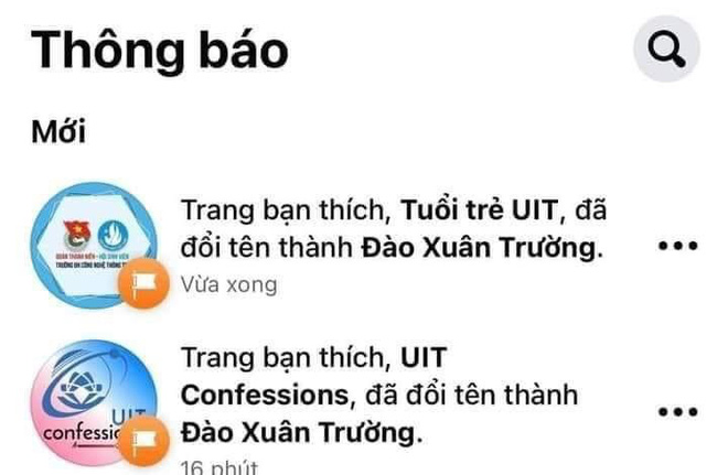 Fanpage của các trường Đại học lớn tại TP.HCM bị tấn công, đổi tên hàng loạt, có trang bị đổi thành tên bậy-6