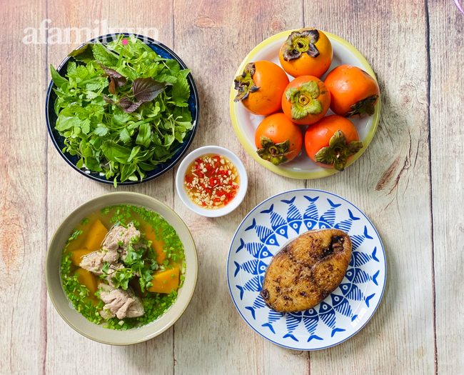 Mâm cơm mùa thu nấu chỉ hơn 30 phút mà đủ đầy ngon miệng, ai cũng tấm tắc khen-1