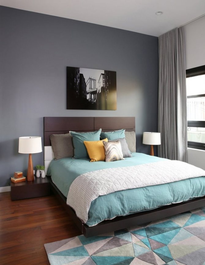 Sự kết hợp màu sắc tuyệt vời giúp mang đến diện mạo mới mẻ và không gian nghỉ ngơi hoàn hảo cho phòng ngủ-20