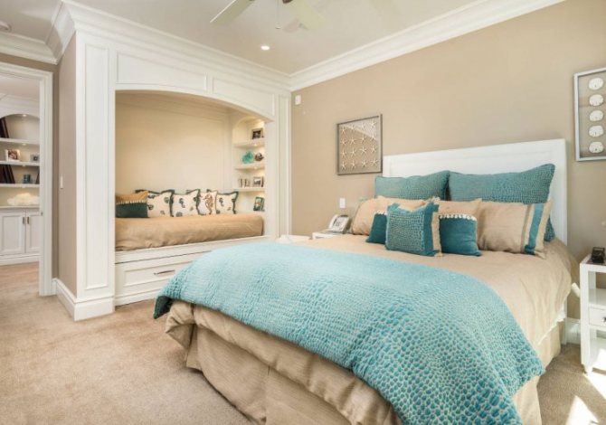 Sự kết hợp màu sắc tuyệt vời giúp mang đến diện mạo mới mẻ và không gian nghỉ ngơi hoàn hảo cho phòng ngủ-5