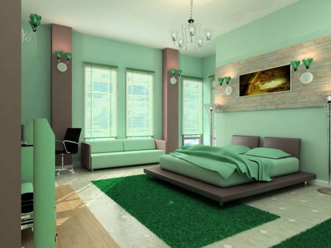 Sự kết hợp màu sắc tuyệt vời giúp mang đến diện mạo mới mẻ và không gian nghỉ ngơi hoàn hảo cho phòng ngủ-15