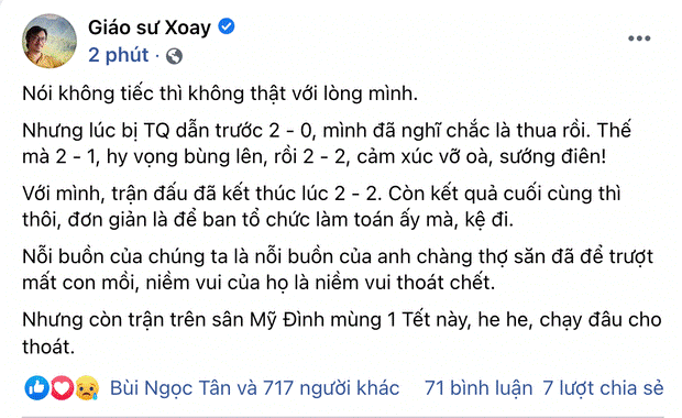 Netizen Việt bình loạn sau trận thua trước ĐT Trung Quốc: Người an ủi động viên, người chỉ trích từ cầu thủ đến thủ môn, người lo xa tới trận mùng 1 Tết luôn rồi-2