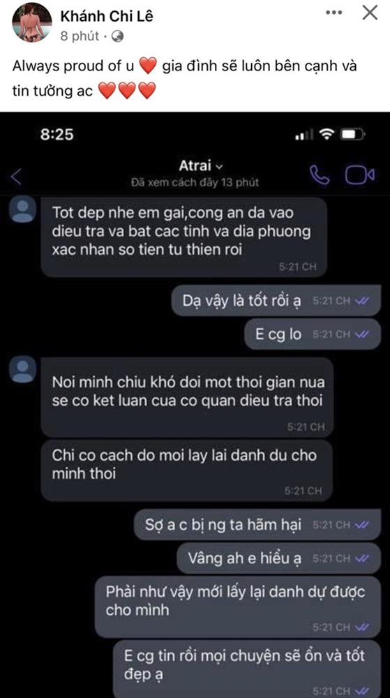 Em gái tung tin nhắn Công Vinh thể hiện thái độ giữa lúc rầm rộ vụ bị tố cáo, nội dung có gì mà xoá nhanh như chớp?-1