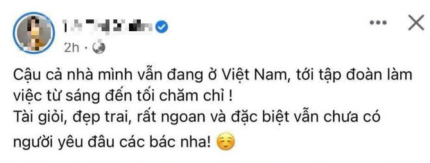 Một đại gia vừa đính chính cậu cả tập đoàn nghìn tỷ chưa sang Mỹ, nói luôn mối quan hệ với nữ ca sĩ C.P nổi tiếng?-2
