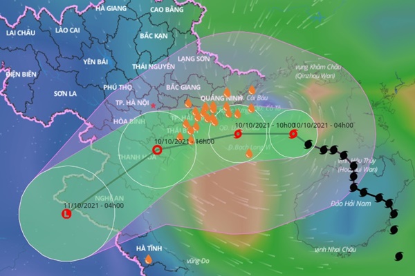 Bão số 7 vào vịnh Bắc Bộ, Hà Nội mưa lạnh-1