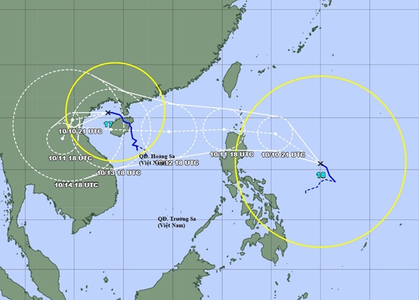 Bão số 7 vào vịnh Bắc Bộ, Hà Nội mưa lạnh-2