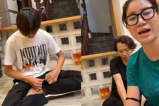 Hồ Văn Cường im lặng cúi đầu khi bị Trang Trần hỏi dồn dập về chuyện ủy quyền việc để CEO đòi nợ giúp