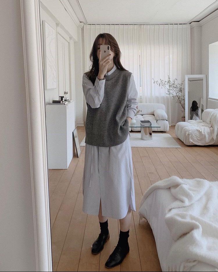 Chân không thon dài vẫn có vài cách khắc phục để trông bạn sang, xịn như gái Hàn đó-2