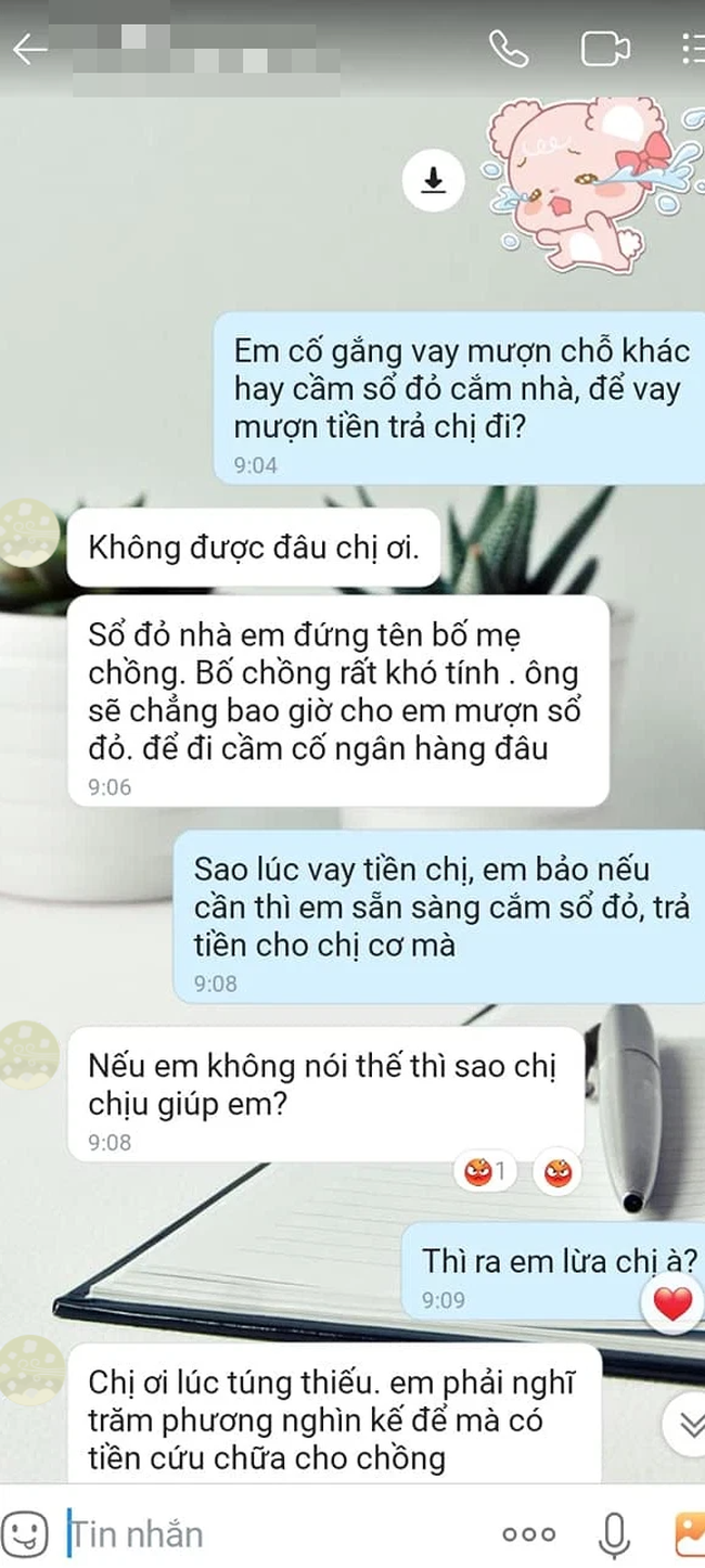 Thương bạn rơi vào bước đường cùng, tôi đã cho cô ấy mượn 400 triệu, để rồi giờ đây tôi bàng hoàng nhìn cô ấy lật mặt-4