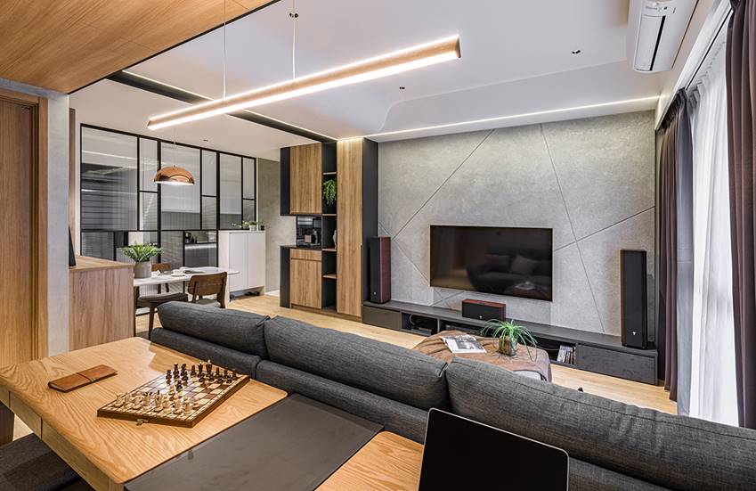 Căn hộ nhỏ với những yếu tố hình vòng cung ấn tượng, đem đến không gian sống mềm mại và thư thái-3