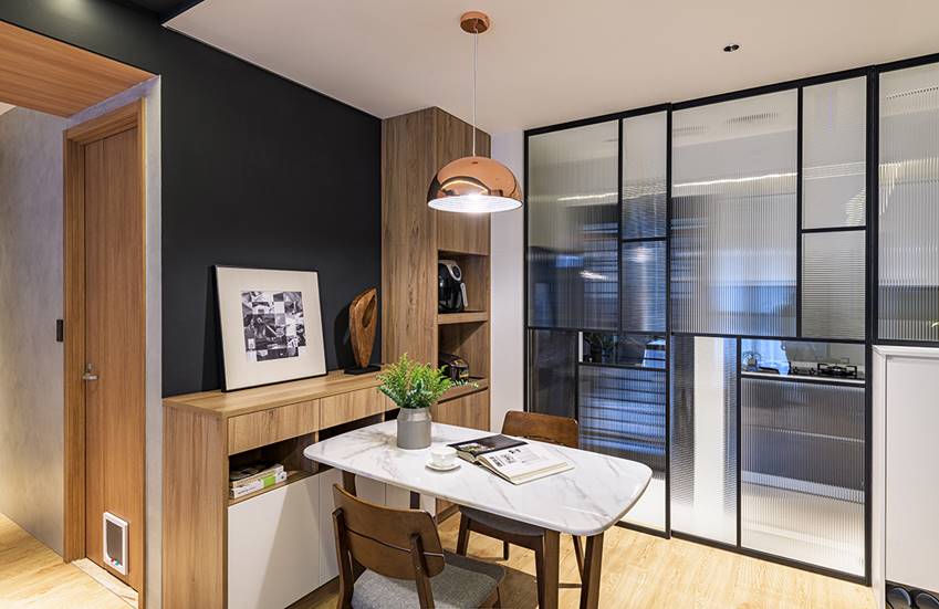 Căn hộ nhỏ với những yếu tố hình vòng cung ấn tượng, đem đến không gian sống mềm mại và thư thái-7