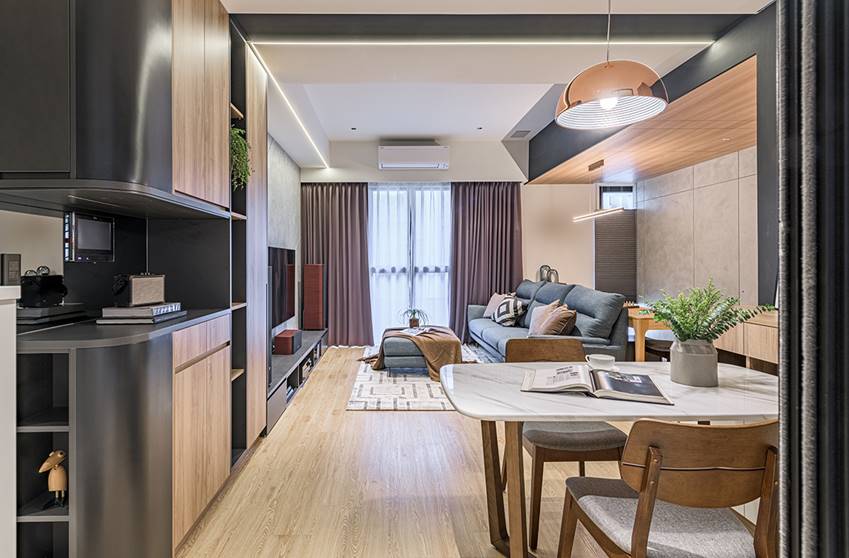 Căn hộ nhỏ với những yếu tố hình vòng cung ấn tượng, đem đến không gian sống mềm mại và thư thái-15