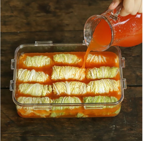 Hướng dẫn cách làm kim chi cải thảo cuộn chuẩn vị Hàn tại nhà cực đơn giản-9