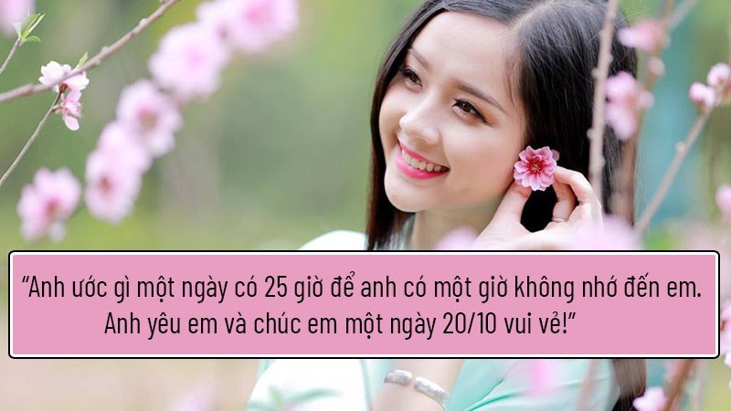 Lời chúc ngày 20/10 dành tặng người yêu ngọt ngào và ý nghĩa nhất, làm đốn tim mọi cô gái-3