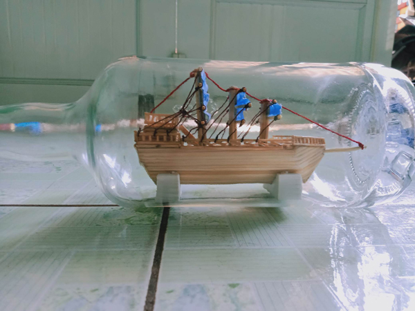 Trang trí cho chai thủy tinh vứt đi, 9x bán hàng triệu đồng/sản phẩm-3