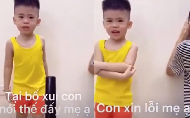 Xúi con trai hỏi cô gái cạnh bên 1 câu, ông bố trẻ liền bị vợ cho ăn ngay quả đắng: Đừng dại dạy con nói linh tinh-1