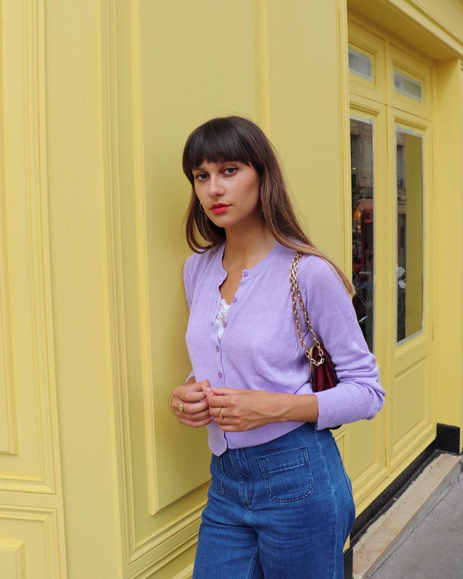 Trời se lạnh, học 12 cách diện áo cardigan sang chảnh của gái Pháp là chuẩn không cần chỉnh-6