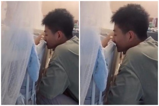 Anh trai chăm sóc người em kém 27 tuổi khiến dân mạng cảm động nhưng vẫn không quên 