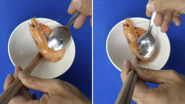 Cách bóc vỏ tôm chín không bị nóng và dây bẩn, còn được khen là khéo léo, duyên dáng khi đi ăn cỗ-5