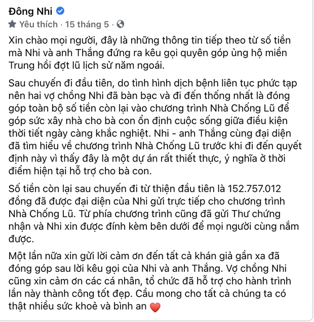 Phía Đông Nhi có động thái chính thức liên quan chuyện bị nữ CEO Đại Nam gọi tên nghi ngờ tiền từ thiện-3