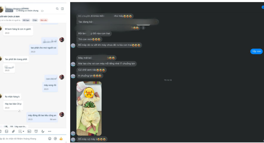 Trước thông tin vợ Nhâm Hoàng Khang gửi đơn ly hôn, dân mạng lục lại quá khứ do cậu IT từng tiết lộ gia đình và vợ con nhiều lần bị khủng bố và đe doạ”-2