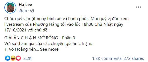 Bà Phương Hằng có động thái mới, nhắc tên ông Đoàn Ngọc Hải, Giang Kim Cúc, Nguyễn Sin cùng hàng loạt nhân vật đình đám liên quan vấn đề thiện nguyện-1