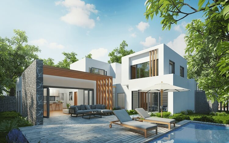 Chi đậm xây biệt thự hiện đại có bể bơi ấn tượng vạn người mê-8