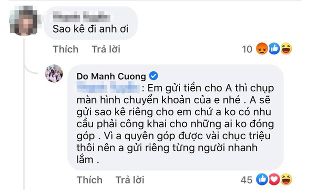 Một nghệ sĩ lên tiếng đáp trả cực gắt khi bị réo gọi sao kê: Không có nhu cầu công khai cho ai không đóng góp”-2