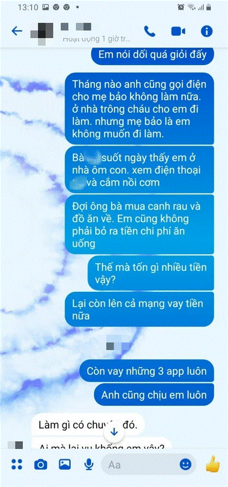 Thương chồng con khổ, vợ tôi cài đặt liền 3 app vay tiền online quyết chí làm giàu, để rồi giờ đây tôi lĩnh đủ hậu quả-4