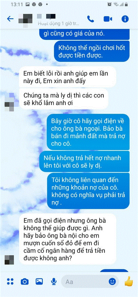 Thương chồng con khổ, vợ tôi cài đặt liền 3 app vay tiền online quyết chí làm giàu, để rồi giờ đây tôi lĩnh đủ hậu quả-10