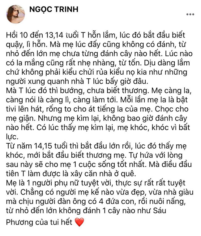 Cuộc sống tràn ngập thị phi là thế, nhưng Ngọc Trinh lại trở thành bé con bên người mẹ không cùng máu mủ-2