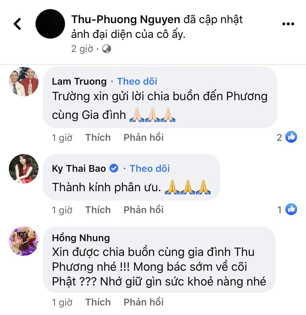 Bố ca sĩ Thu Phương đột ngột qua đời, Lệ Quyên, Lam Trường cùng dàn sao Việt gửi lời chia buồn-4
