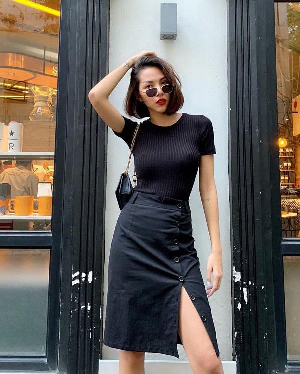 Sao Việt diện chân váy đen từ thanh lịch đến cá tính-2