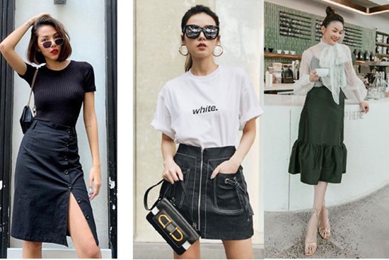 Sao Việt diện chân váy đen từ thanh lịch đến cá tính