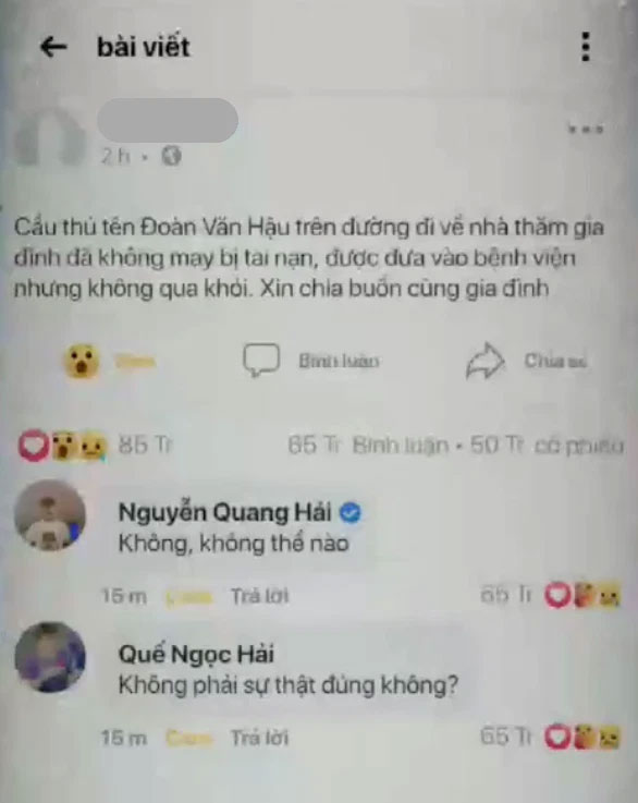 Phản cảm đỉnh điểm: Fan cuồng Quang Hải làm clip đồn Đoàn Văn Hậu qua đời, nghe lý do còn phẫn nộ hơn-1
